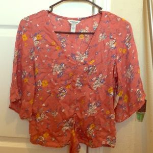 Junior girls Arizona jean co floral blouse